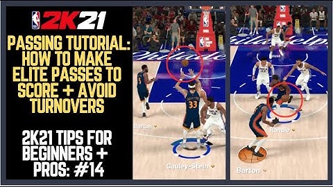 NBA 2K21 Passing Tutorial: How to Pass in 2K21. Passing Tips to Break Defense + Score Easily #14