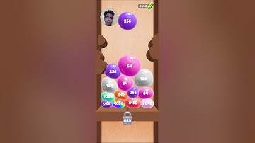 Jelly Blob Merge 3d 2048 64K gameplay #4maxgaming #blobmerge3d #shorts