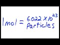 Converting Moles to Particles in Chemistry and Physics