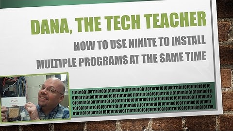 How to install multiple programs at once using Ninite