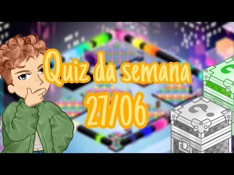 #QUIZ DA SEMANA 27-06 #woozworld - Marwey
