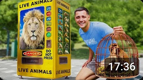 I Found a LIVE Animal Vending Machine…