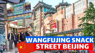 A WALK IN WANGFUJING SNACK STREET BEIJING CHINA | BEIJING TRAVEL GUIDE