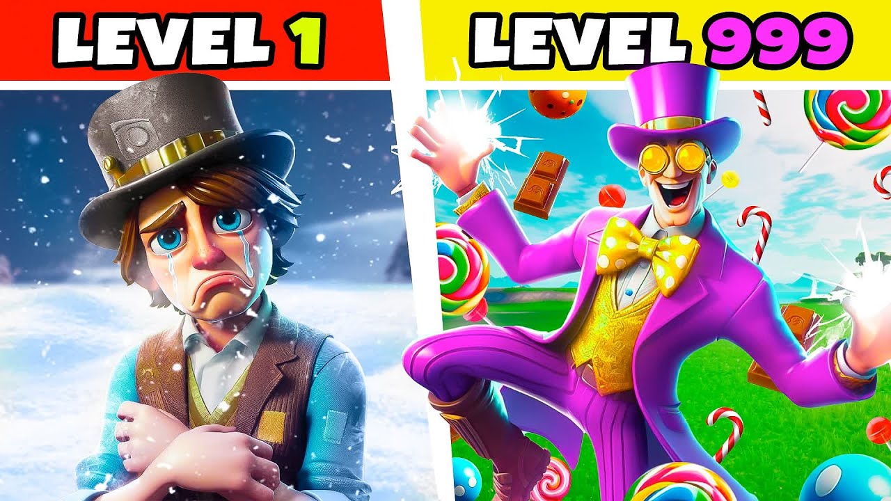 WONKA IN FORTNITE CHOCOLATE FACTORY TYCOON YouTube