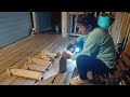 My mom making stuff
