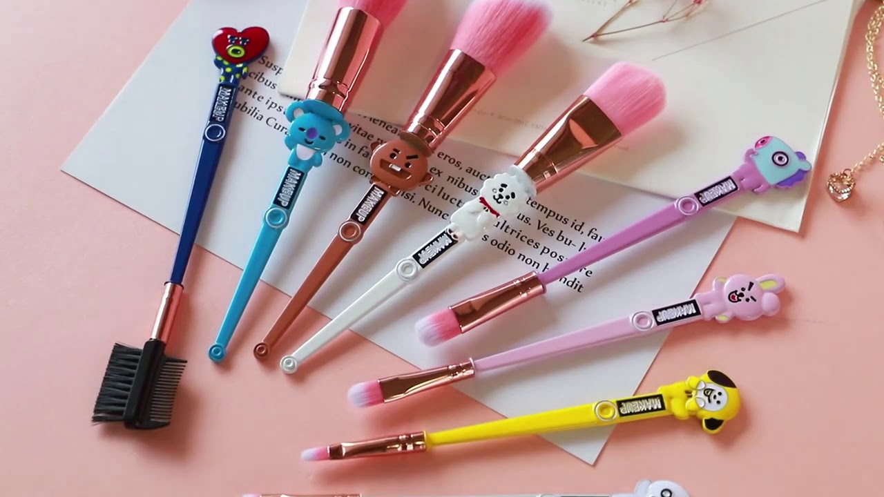 BT21 Makeup Brushes