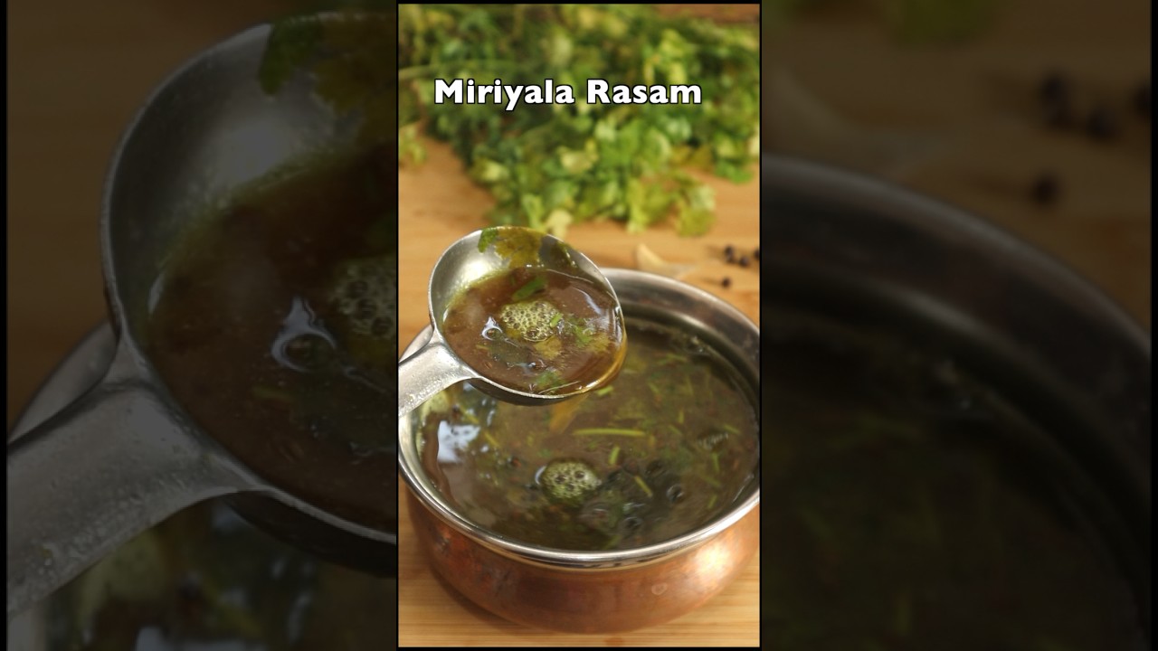 Miriyala Rasam / Simple and Tasty Rasam 
