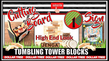 FAST AND EASY TUMBLING TOWER BLOCKS DIYS II MUST TRY JENGA BLOCKS CRAFTS FOR EVERYONE II #STEPBYSTEP