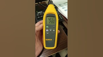 Fluke 971 temperature and humidity meter
