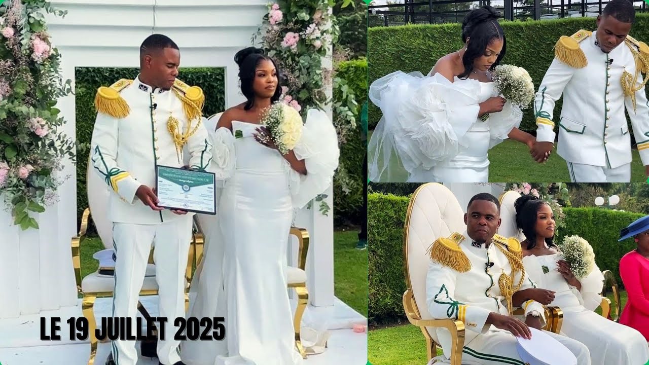 MARIAGE RELIGIEUX CHRISTOPHE KISOLOKELE & AURELIE MAZAMBA AUX PYRAMIDES DE PORT MARLY