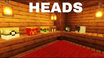 CUSTOM HEADS TUTORIAL - Minecraft