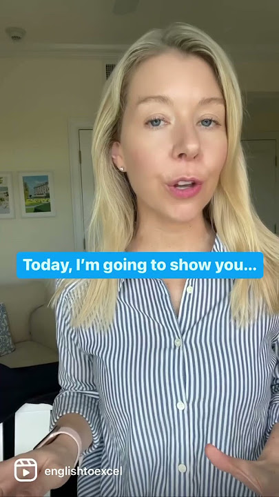 3 Phrases to Begin a Presentation #shorts