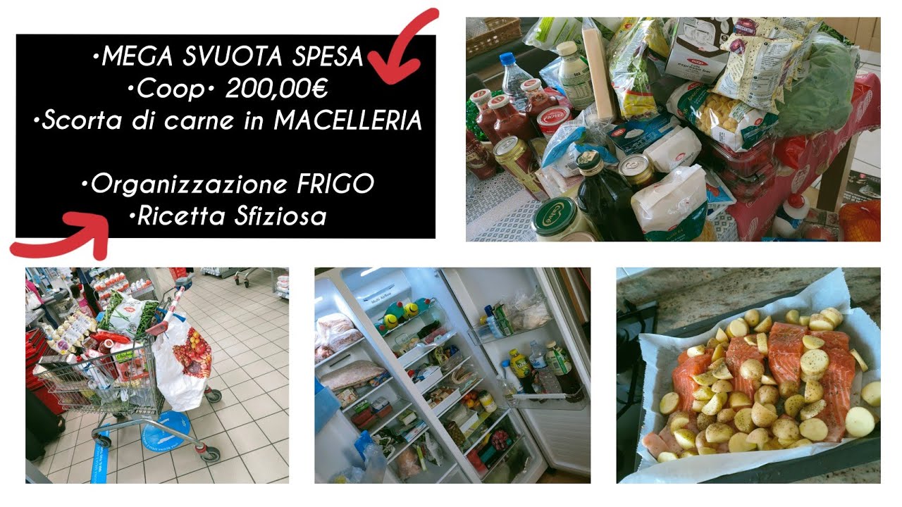 MEGA SVUOTA LA SPESA COOP&MACELLERIA•Grandi scorte•Menu bisettimanale•Spesa famigliare x sei persone