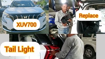 XUV 700 Both Side Tail Lights Replace|| Tail Lights 🔦.#viral #subscribe #like .