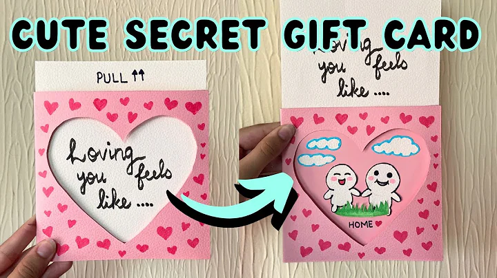 Heart Secret Message Card For Boyfriend/Girlfriend/Bestfriend | Handmade Card For Valentine's Day ❤️