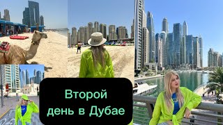 Второй день в Дубае😍🌵 Я с температурой, пришли на пляж Marina beach 🏝️