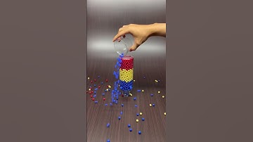 🌼 Calming Reverse Beads ASMR – Smooth Flow for Deep Relaxation 🌙✨ #asmrshorts #stressrelief