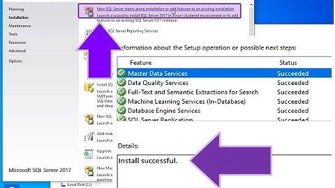 Hoe SQL Server 2017 te downloaden en installeren. Snelle installatie