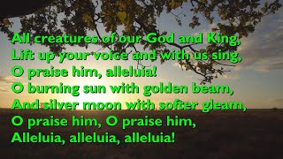 All Creatures of Our God and King (Tune: Lasst uns Erfreuen - 4vv) [with lyrics for congregations]