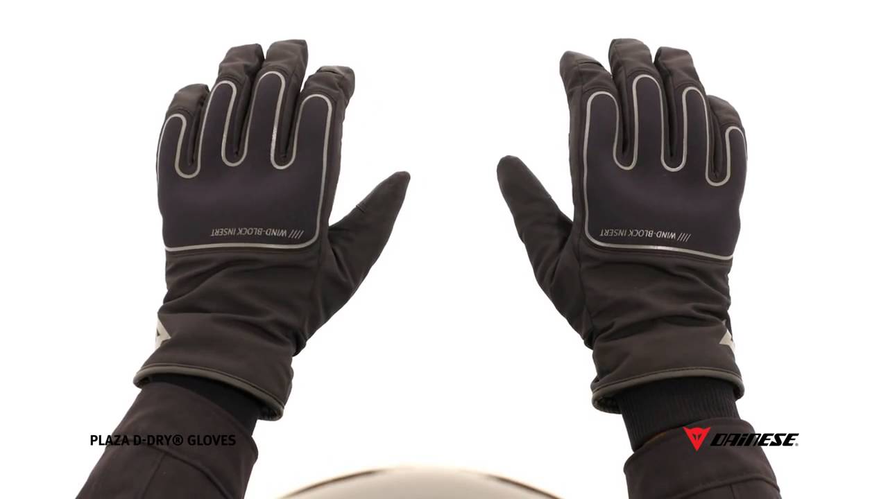 Dainese Plaza D DRY Gloves - YouTube