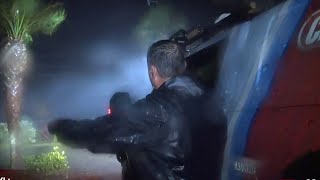 WATCH: The moment when transformer exploded in Galveston during live report