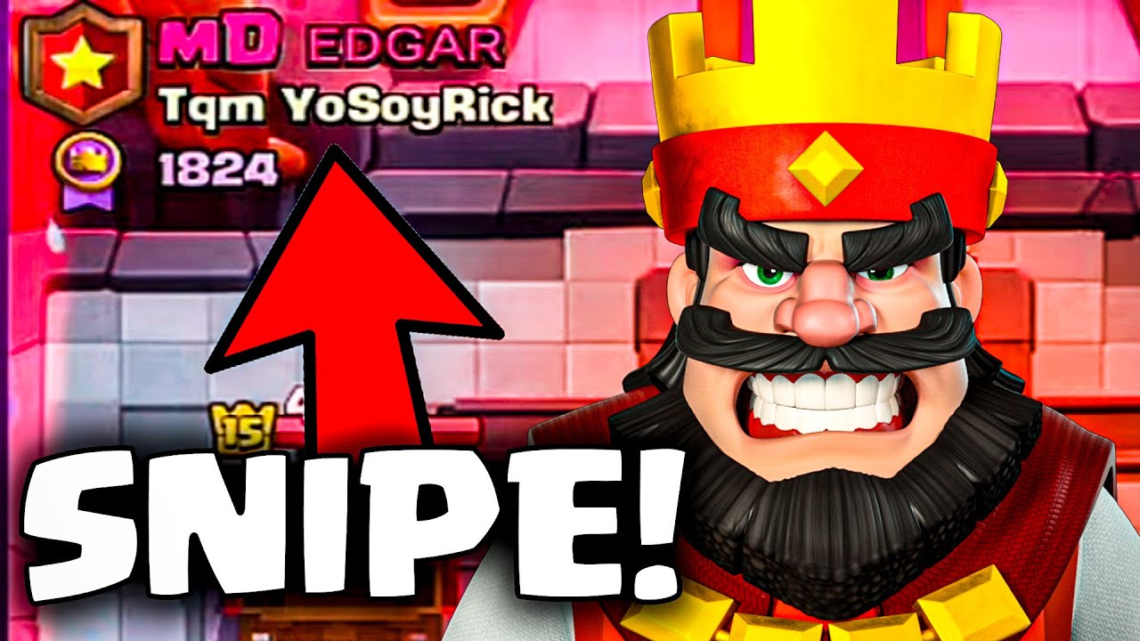 ME HACE *SNIPE* Y LO HUMILLÉ EN CLASH ROYALE‼️🥱