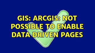 Celebrity GIS: ArcGIS: not possible to enable data driven pages Wealth