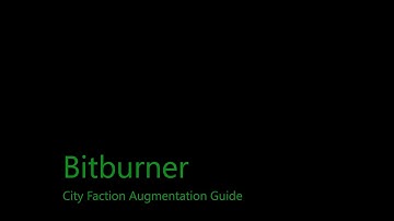 City Faction Augmentation Guide | Bitburner - A programming-based incremental game