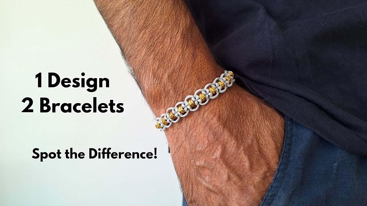 2 models‼️I Saw This Bracelet in a Luxury Store😊 So I Made My Own Version at Home🫰Leather Bracelet