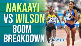 Nakaayi and Ajee Wilson 800m DOHA Breakdown