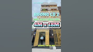 Nhà Bán Quận Bình Tân, Đường Hương Lộ 2, Giáp Ngã Tư 4 Xã, Bệnh Viện Bình Tân #nhadepbinhtan #nhadep