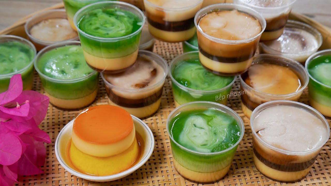 RAU CÂU BÁNH FLAN 2 Tầng giòn béo dễ thành công