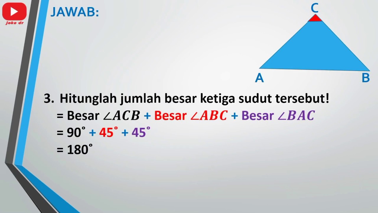  Materi  Matematika Pengukuran Sudut  YouTube