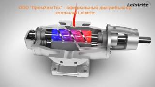 Винтовой химический насос Leistritz серия L2 видео насос химический