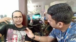 Dir. Sunny Ray With Rj Animesh Live From The Trailer Launch Of The Movie Bishakto Mh