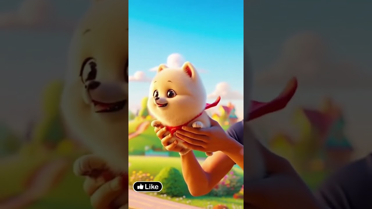 🐶✨ When a Pomeranian Thinks He’s Superman! | Pixar Style