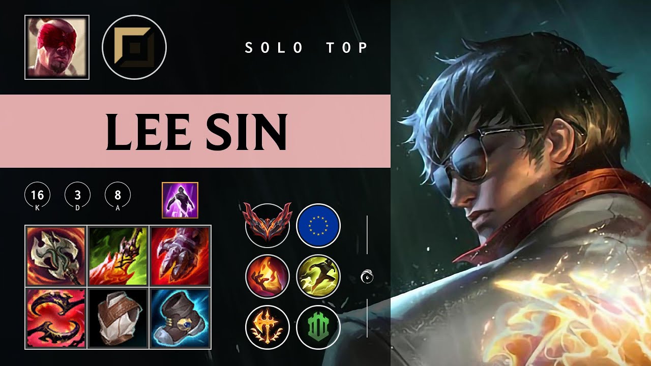 Lee Sin Top vs Zaahen - EUW Grandmaster Patch 26.01