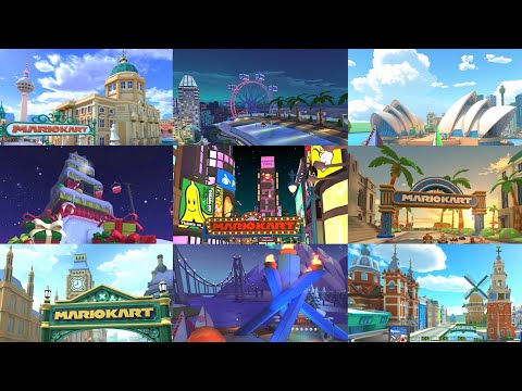 【マリオカート】ツアー限定のコースが神すぎる！！コース紹介【マリオカートツアー】都市コース BGM