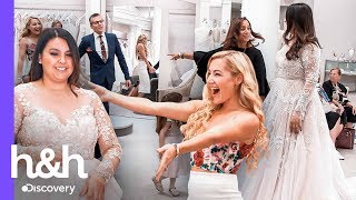 Ella recibe la sorpresa de su vida ¡su familia para la boda! | Vestido de  Novia | Discovery H\u0026H - YouTube