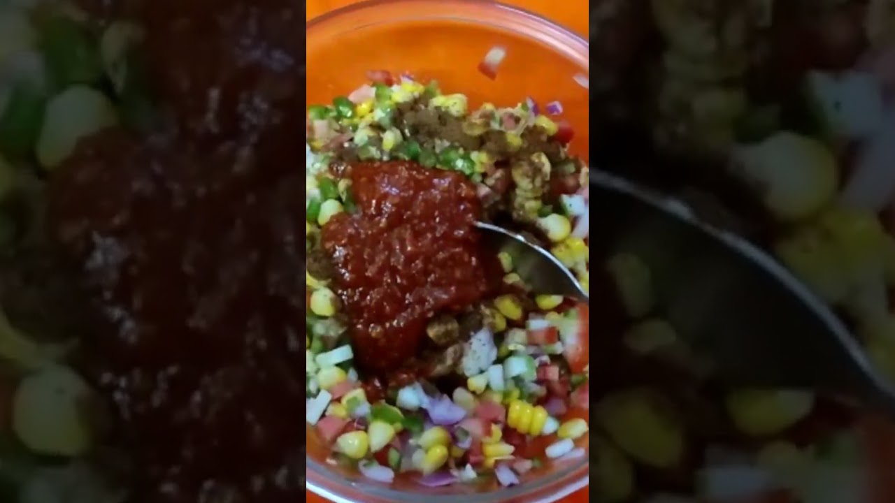 sweet corn salsa # yummy
