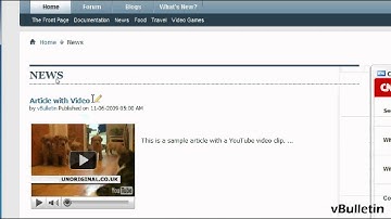 vBulletin CMS - Assign Style