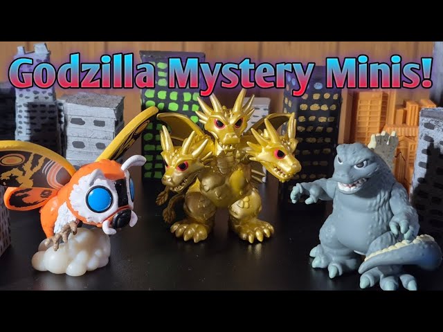 Godzilla 70th anniversary mystery minis! Funko figure review