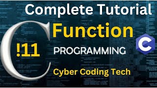 #Function in #C Programing || #C programing Course || #Free || #Complete Guide with Example #