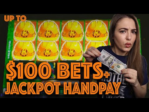 $100 SPINS + HANDPAY JACKPOT on HUFF n PUFF in Las Vegas!
