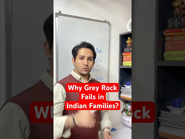 Grey Rock Method for Indian Families #psychology #narcissist