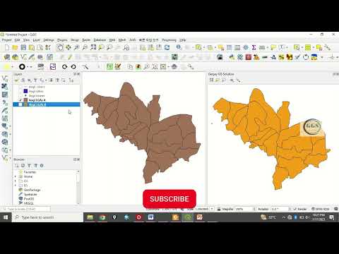 How to Split Screen View in QGIS