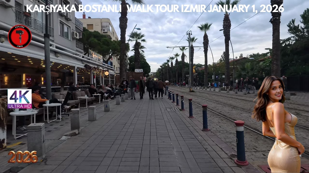 IZMIR BOSTANLI 2026 Walking Tour | 4k UHD 60fps | İZMİR TÜRKİYE
