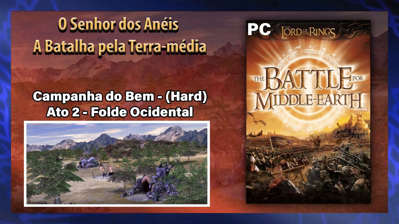 Le Seigneur Des Annees : La Bataille Pour La Terre Du Milieu II - Jeu PC Version Portugaise - Bon état
