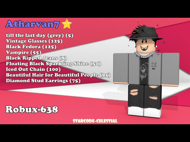 cute black 95 robux girl avatar idea