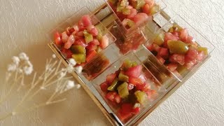 سلطة مغربية (تكتوكة) salade marocaine (taktouka)